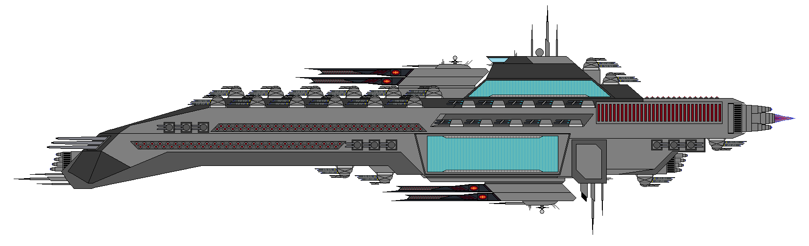 Unnamed Martian Warship class, Space Battleship Yamato Wiki